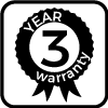 3 year warranty